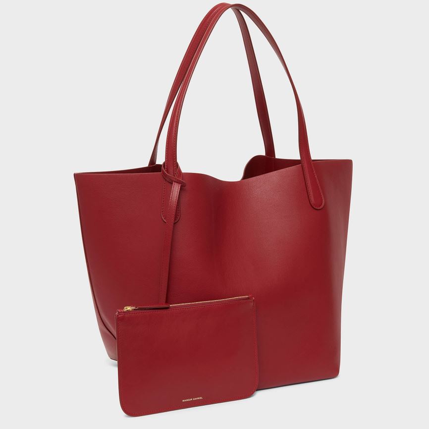 Women's Mansur Gavriel Everyday Soft Tote Bags Red | AU 86M1FD